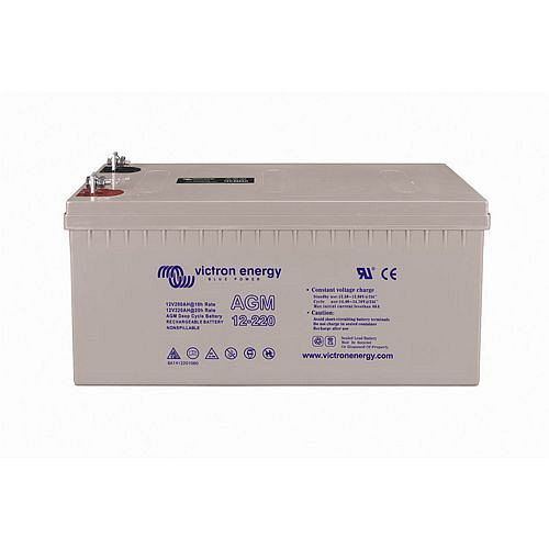 Batterie Victron Energy AGM à décharge profonde 12 V/220 Ah, 2-67-012230, BAT412201084
