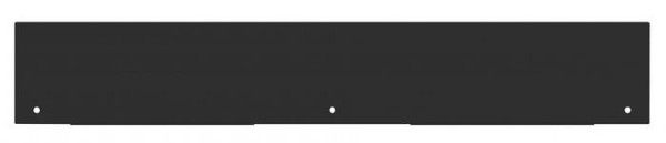Mur Boxo 10cm de haut 861x20x140mm (bouchon) noir, MSN002-4-1-BK