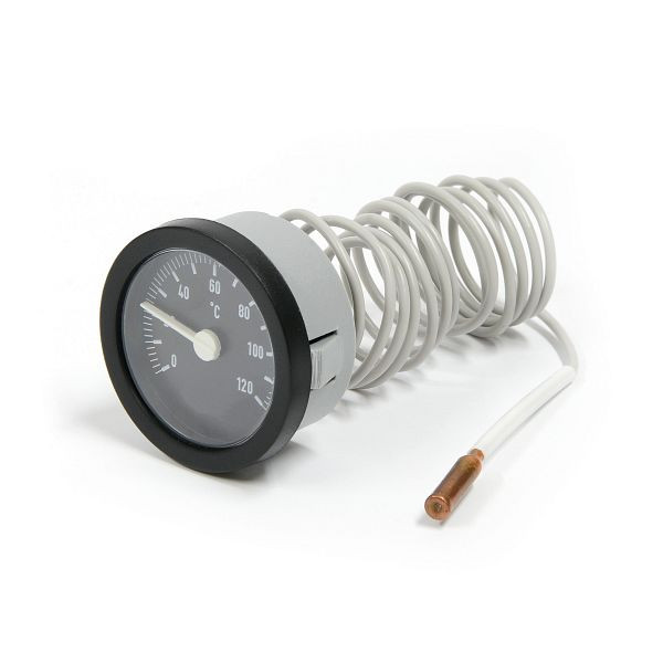 Thermomètre à distance Solarbayer rond 52 mm avec câble capillaire 3 m, 130030110