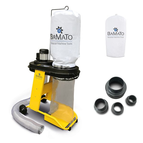 Système d'extraction BAMATO AB-550 avec jeu d'adaptateurs et 2e sac filtrant, AB-550