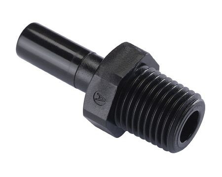 temporisateur B-GESk-4-1/4-KU-H2O, Bouchon à visser droit, conique, en plastique, pour eau, UE : 10 pièces, 03080266