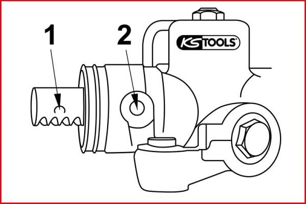 KS Tools Vis de blocage pour position centrale de crémaillère pour VAG, 700.1694