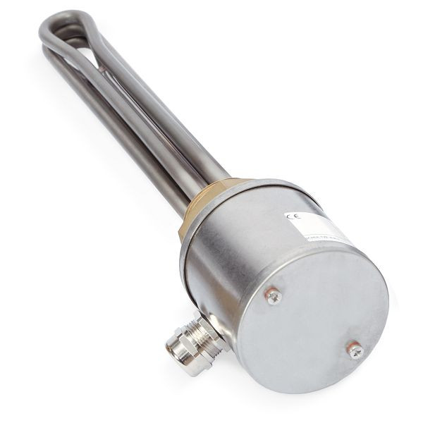 Chauffage à visser Schultze G1 1/2, laiton / V4A, sans contrôleur, 7,5 kW profondeur d'immersion 530 mm, EHK G112U006
