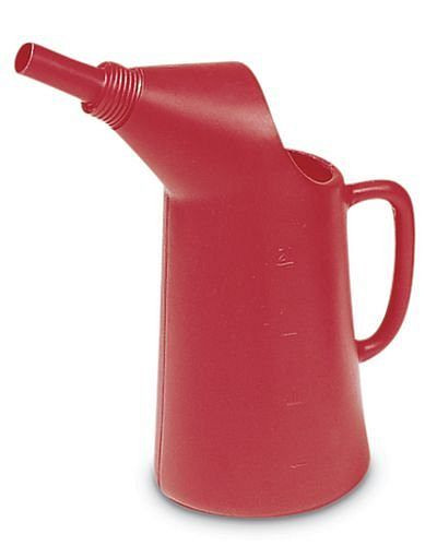 Bidon de remplissage DENIOS en polyéthylène (PE), volume de 2 litres, rouge, 117-409
