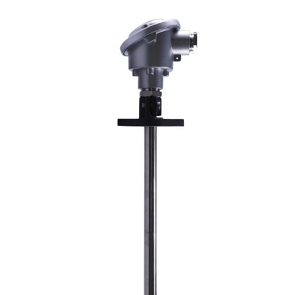 Thermocouple JUMO, DIN EN 14597, 2xNiCr-Ni, 15x460mm, bride, -35 à + 800°C, 00055914