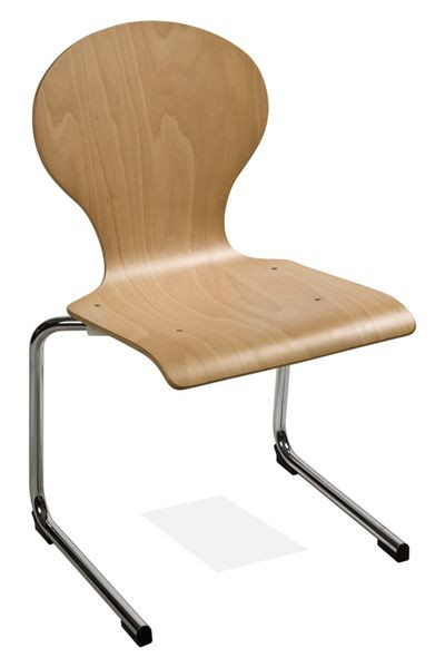 Chaise empilable Kaiser-Sitzmöbel cantilever KS28-N2, forme : N2, UE : 6 pièces, KS28-N2