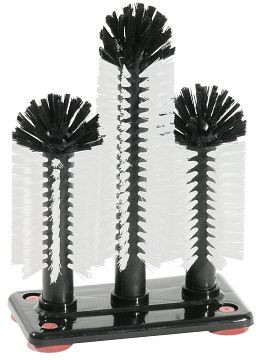 Brosses en verre Contacto 18/24/18 cm sur plaque plastique, 5888/318
