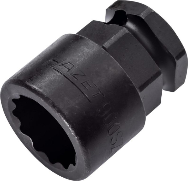 Impact Hazet, douille tournevis machine, double 6 pans, carré creux 12,5 mm, 6 pans extérieur 24 mm, 19 mm, 900SZ6-19