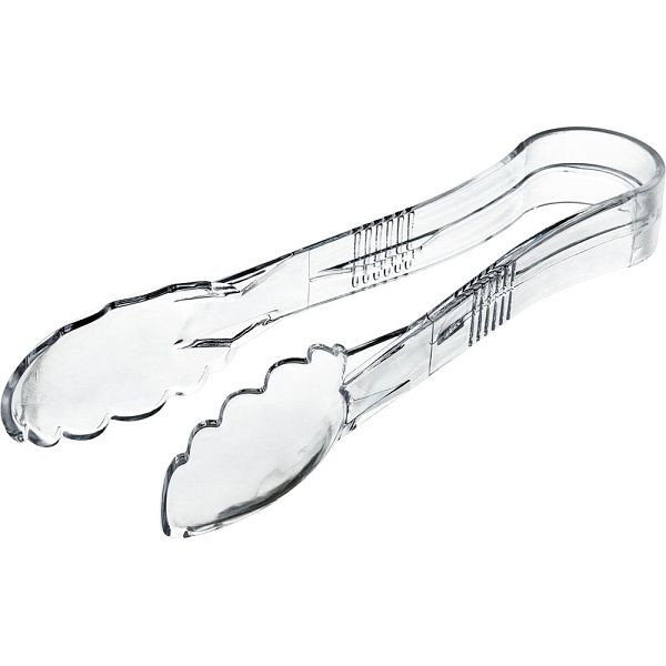 Pince à salade en polycarbonate Stalgast, transparente, longueur 23 cm, BB2203230