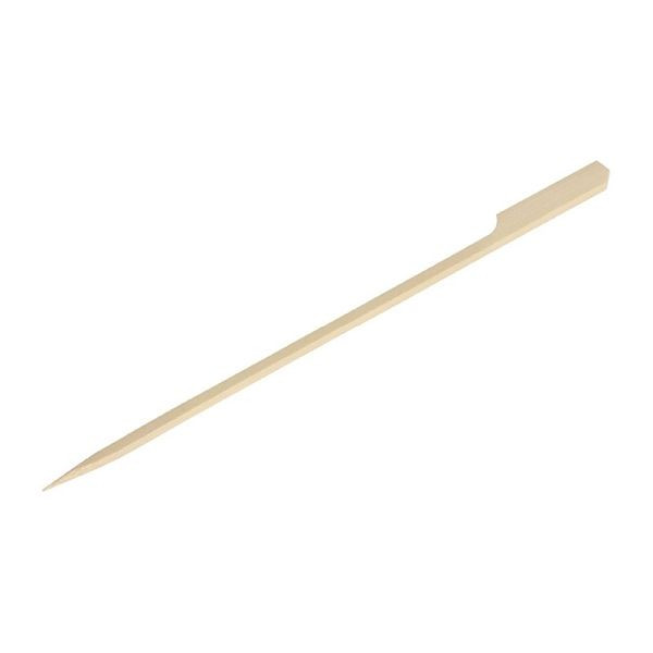 Brochettes en bambou Fiesta Green forme pagaie 18cm, UE: 100 pièces, DK395