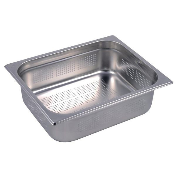 Bac GN Inox Gastro M 100mm GN1 / 2 perforé, GR730