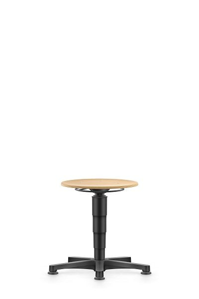 bimos Tabouret Allround avec patins, bois, hauteur d'assise 450-650 mm, 9460-3000