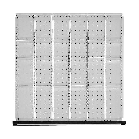 Ensemble de division de tiroir ANKE; pour tiroir 600 x 600 mm (LxP); 1/6 division
