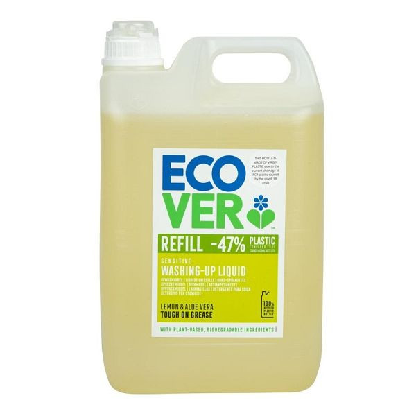ecover liquide vaisselle concentré citron et aloe vera 5L, GG203