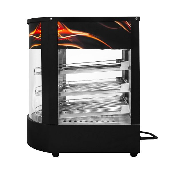 KuKoo Réchauffeur de nourriture Commercial Comptoir chaud en verre Pizza Cake Vitrine Comptoir chauffant, 211149