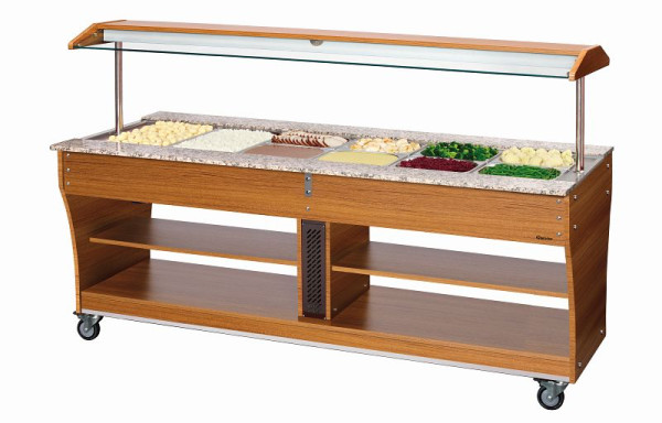 Chariot buffet Bartscher, chaud, 6x 1/1 GN, 125624