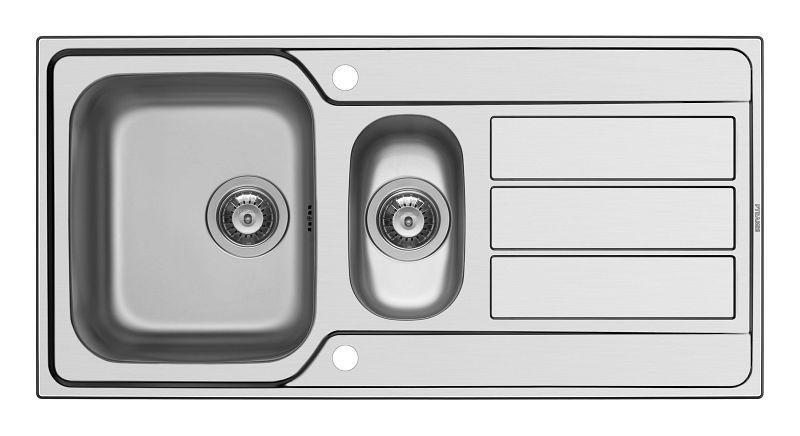 Lavabo à encastrer PYRAMIS ATHENA EXTRA (100x50 cm) 1 1 / 2B 1D, 107166012
