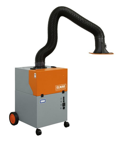 Système d'aspiration ELMAG, mobile, Smart-Master, H13 AT-Edition, bras d'aspiration Ø 150mm/2m en version tuyau, 58650