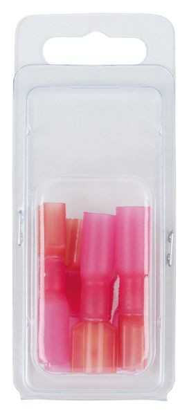 Gamme KS Tools de connecteurs à sertir isolés, rouge, AWG22-16, fiche 6 pièces, 970.0640
