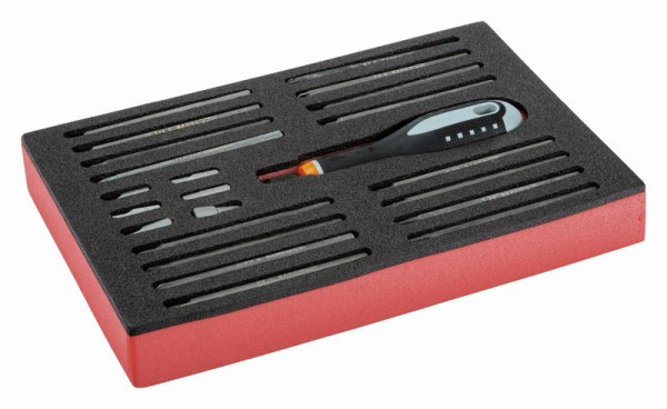 Tournevis Bahco, Ergo™, avec 16 lames interchangeables + 6 embouts, BE-8576