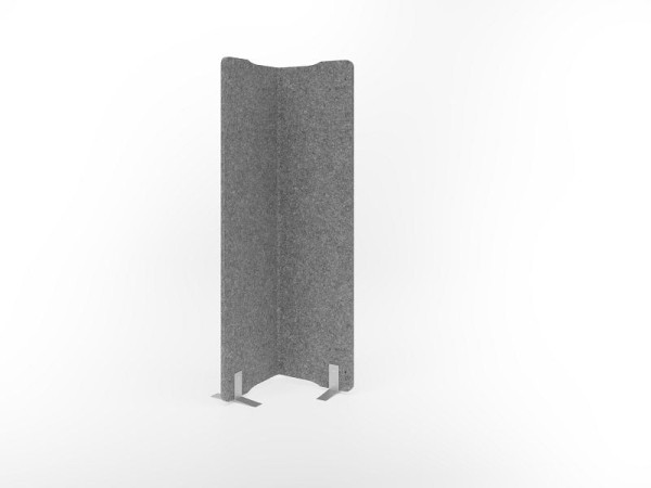 Cloison acoustique Hammerbacher carrée 100x180, gris chiné, VASWF1810/5