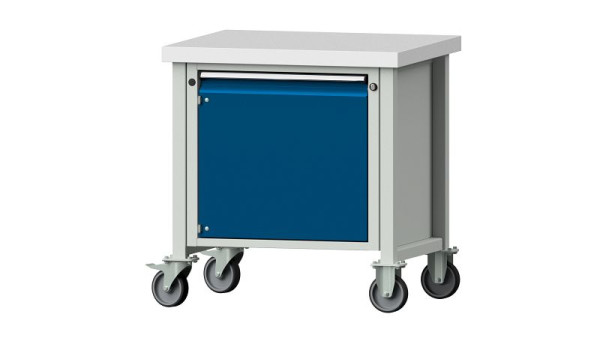Établis ANKE établi à caissons, modèle 12 V, 800 x 700 x 850 mm, RAL 7035/5010, KSP 50 mm, 306.386