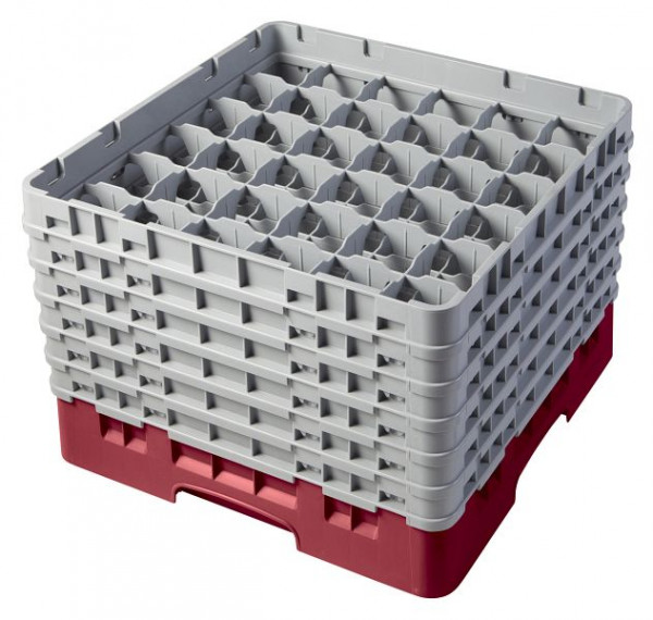 Panier de lavage Cambro 36 compartiments Camrack®, canneberges 27,9 cm, SU: 2 pièces, 36S1114416