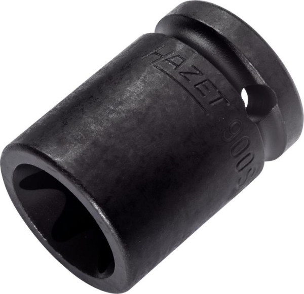 Impact Hazet, douille tournevis machine, TORX®, carré creux 12,5 mm (1/2 pouce), profil extérieur TORX®, E24, 900S-E24