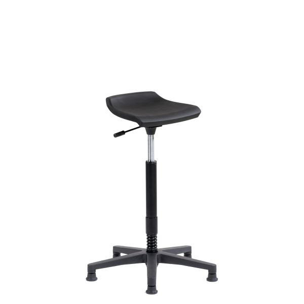Aide à la verticalisation SOFAME ERGOSLIM avec patins, hauteur d'assise 68-88 cm, piètement polyamide, colonne flexible, W050100016