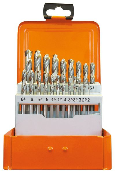 Cassette de perçage Projahn HSS-G DIN1897 21 pièces 2-10,2 / 0,5 mm, 60840