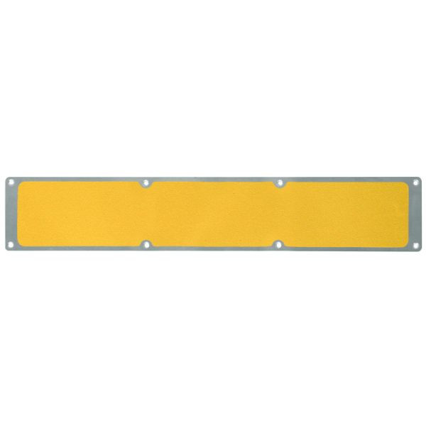 Pantalon de farine plaque antidérapante en aluminium avec revêtement antidérapant m2, universel jaune 114x1000mm, APM1GF2