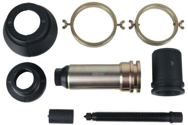 KS Tools Jeu d'extracteurs de roulement d'arbre principal différentiel pour Volvo, 8 pièces, 460.3910