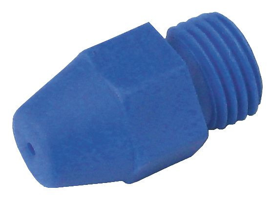 ELMAG buse standard plastique bleu Ø 1,5 mm, AG M12x1,25 pour soufflettes, 32531
