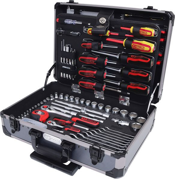 KS Tools jeu d'outils universels 1/4"+1/2", 130 pièces, 911.0630