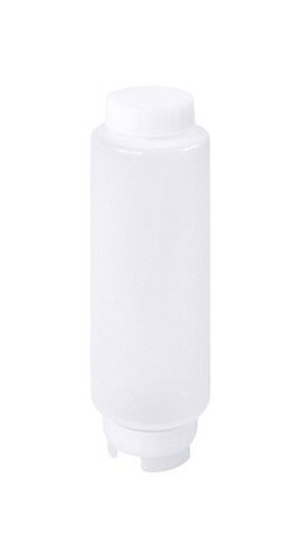 Flacon souple Contacto 0,6 l avec couvercle à membrane central, 1473/059