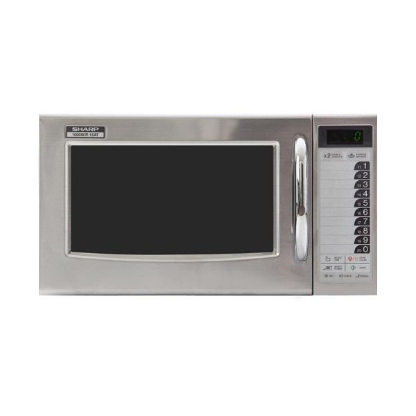 Micro-ondes SHARP R-15AT, 1000 watts de puissance micro-ondes, 20 programmes de cuisson programmables, 101.202