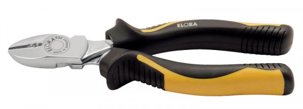 ELORA Pince coupante de côté pour coupe-fil avec couvercles de protection de poignée 2K, 468-BI, 0468000002000