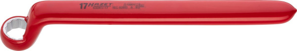 Clé polygonale Hazet, double isolation, profil double hexagone externe, 17 mm, 630KV-17