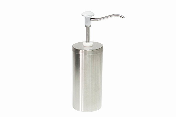 Distributeur doseur Schneider rond simple - (blanc), contenu 2,25 litres - 107 x 107 x 358 mm, 152543