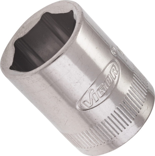 Insert de clé à douille VIGOR, carré creux 6,3 mm (1/4 pouce), profil à six pans extérieurs, 14 mm, V2426N