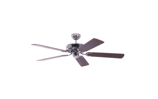 Ventilateur de plafond Pepeo Potkuri acier / acajou 132 cm avec chaînette, 13322010132v4