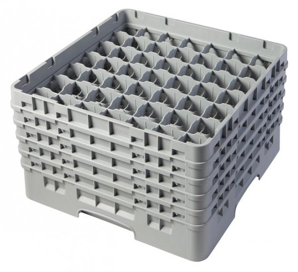 Panier de lavage Cambro 49 compartiments Camrack® 25,7 cm, gris clair, SU: 2 pièces, 49S958151