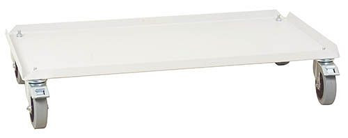 Bedrunka+Hirth accessoire mobile pour chariot d'ordinateur, 4x roulettes pivotantes, dimensions en mm (LxPxH) : 1000 x 500 x 150, 04.110.125