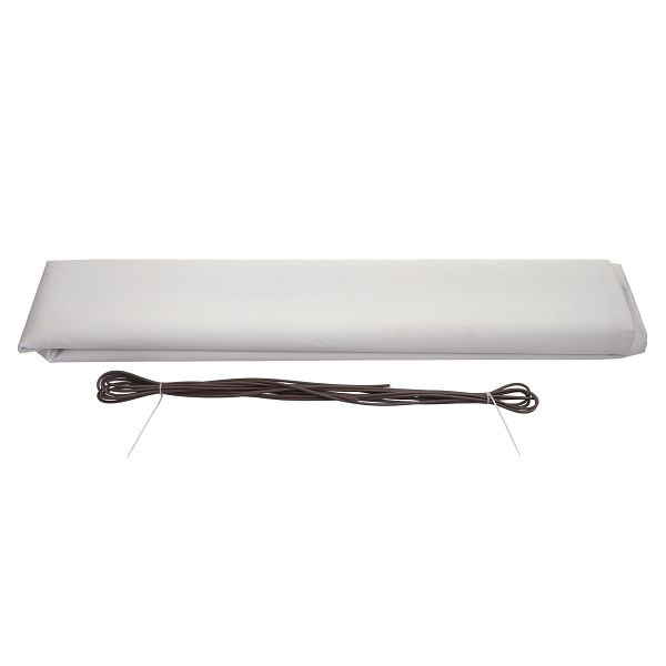 Housse de remplacement Mendler pour auvent HWC-H27, housse de remplacement de cassette complète protection solaire 6x3m, crème acrylique, 76562