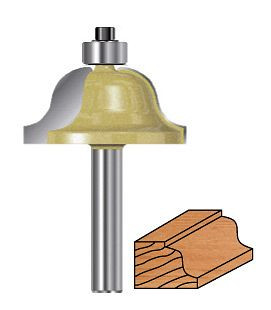 Fraise à profiler Projahn A avec roulement à billes D 38,1 mm, L 49,5 mm, L2 17,5 mm, 33213381