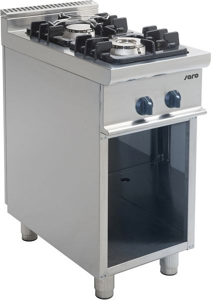 Cuisinière à gaz Saro avec base ouverte modèle E7/KUPG2BA, 423-1015
