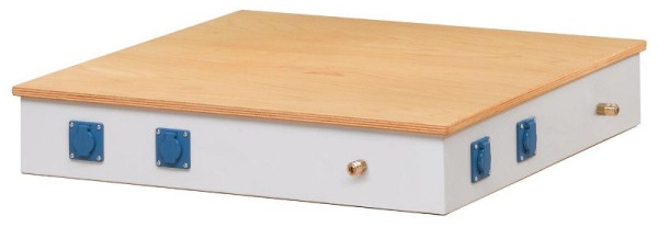 ANKE énergie fixation côté longueur 850 mm; Place établi Groupe; pour le modèle 454 VG; 2x prise Schuko avec couvercle par côté; 1x raccord rapide, 900.074