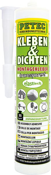 Petec Glue & Seal, Transparent, 290ml, 12 pcs., 94929