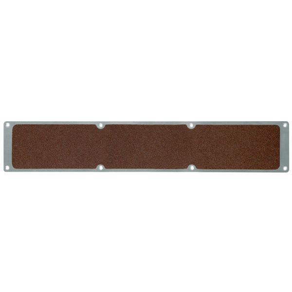 Pantalon de farine plaque antidérapante en aluminium avec revêtement antidérapant m2, marron universel 114x1000mm, APM1OF2