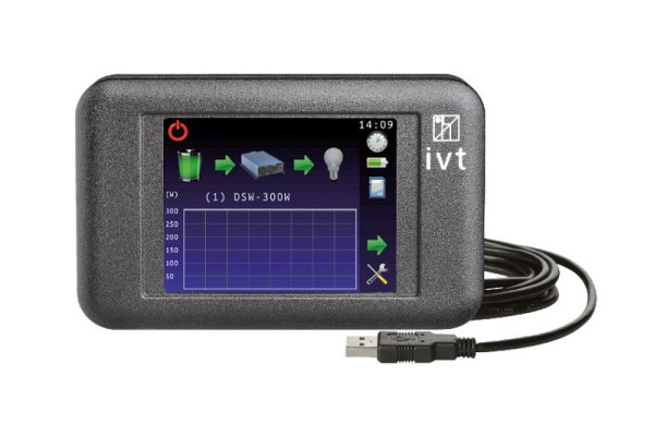 Écran tactile de télécommande IVT FB-04, câblé pour DSW et MPPTplus⁺, 200051
